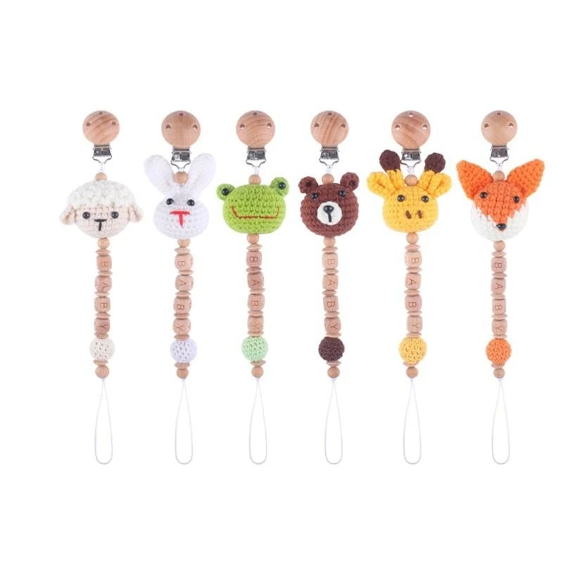 

M76C Soother Clip Holder for Newborn Chewing Teething Relief Toy Stroller Pendant Toy