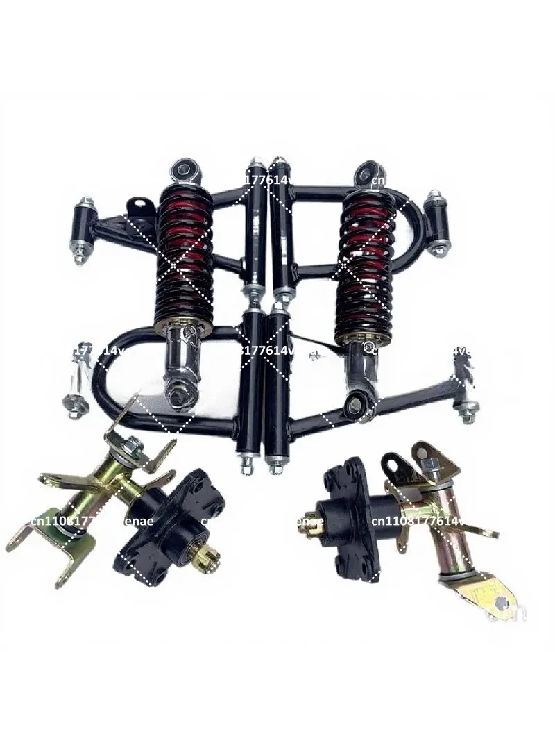 Four-Wheel Electric Kart Front Suspension Rocker Arm Shock Absorber, Beach Buggy ATV Off-Road Parts, 4-Hole Durable Replacement