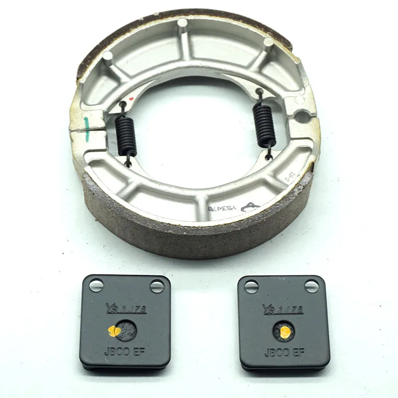 Motorcycle Front Rear Brake Pads for SUZUKI DR125S Raider 1986-1993 DR125SE 1987 Jebel 125 1993-2001 SP125 SP200 1986-1988 DR