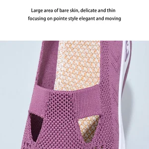 Solid color breathable sneakers for women, soft sole shoes, light shoes, casual mesh shoes 8 Main Sales Color Tenis - №2