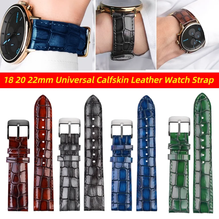 pulseira-de-relogio-de-couro-de-bezerro-com-textura-de-crocodilo-18mm-20mm-22mm-pulseira-para-homens-acessorios-de-relogio-fivela-solida-azul-verde-marrom