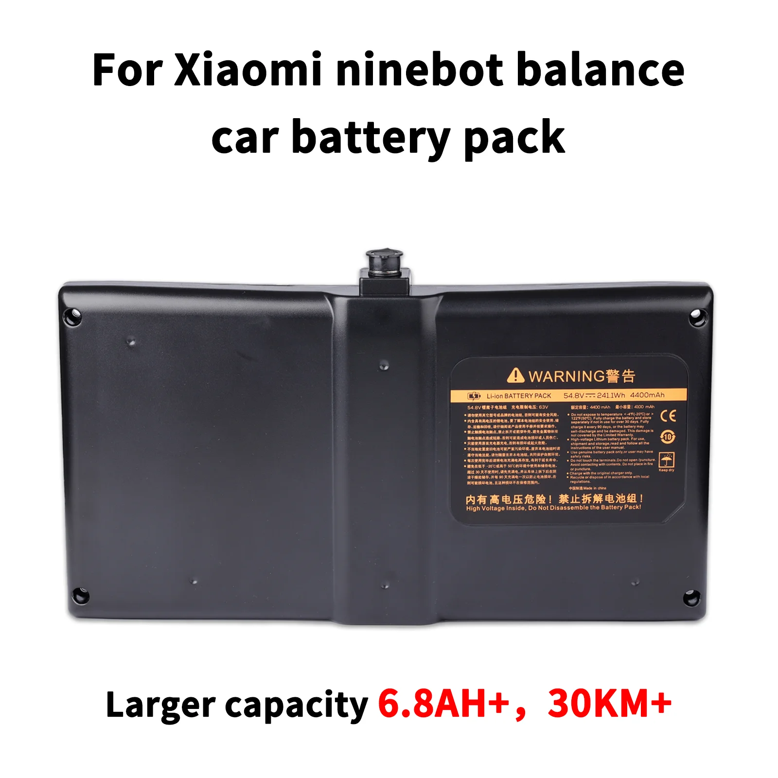 Imagem -06 - Bateria Li-ion Adequado para Xiaomi Ninebot 54v 18650 4.4ah 6.8ah Balance Car Battery Pack