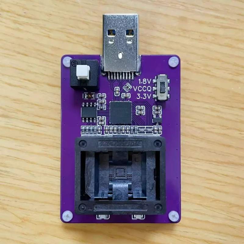 

e m m c 153 Burner Socket to USB3.0 Image Read and Write Chip Test bga153 Test Socket GL3224E