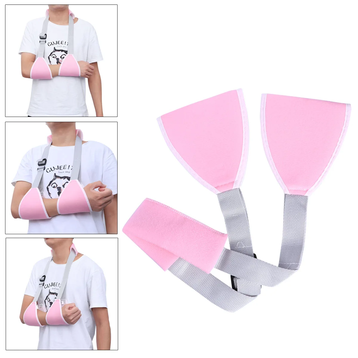 

Arm Sling Shoulder Immobilizer Breathable Mesh Adjustable Strap Forearm Support Child Pouch Thickened Pad Reversible
