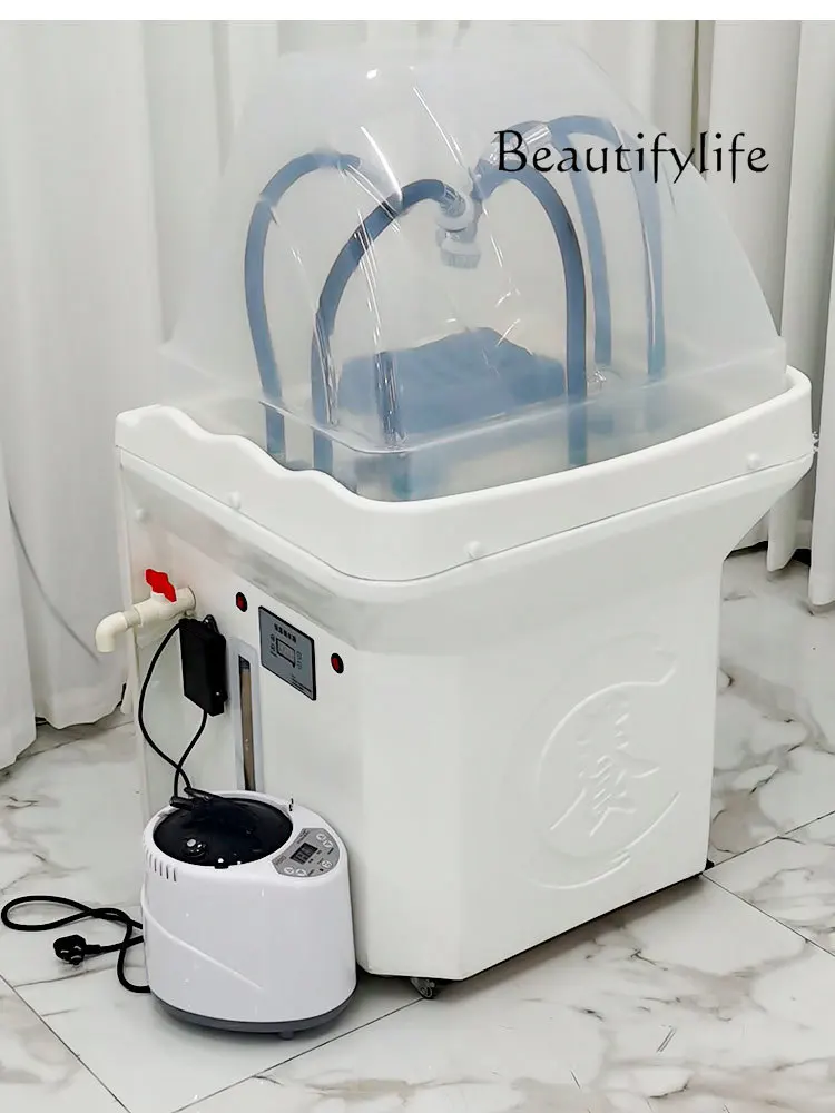 movable 6D water circulation fumigation water storage head basin No need to connect the water head treatment instrument