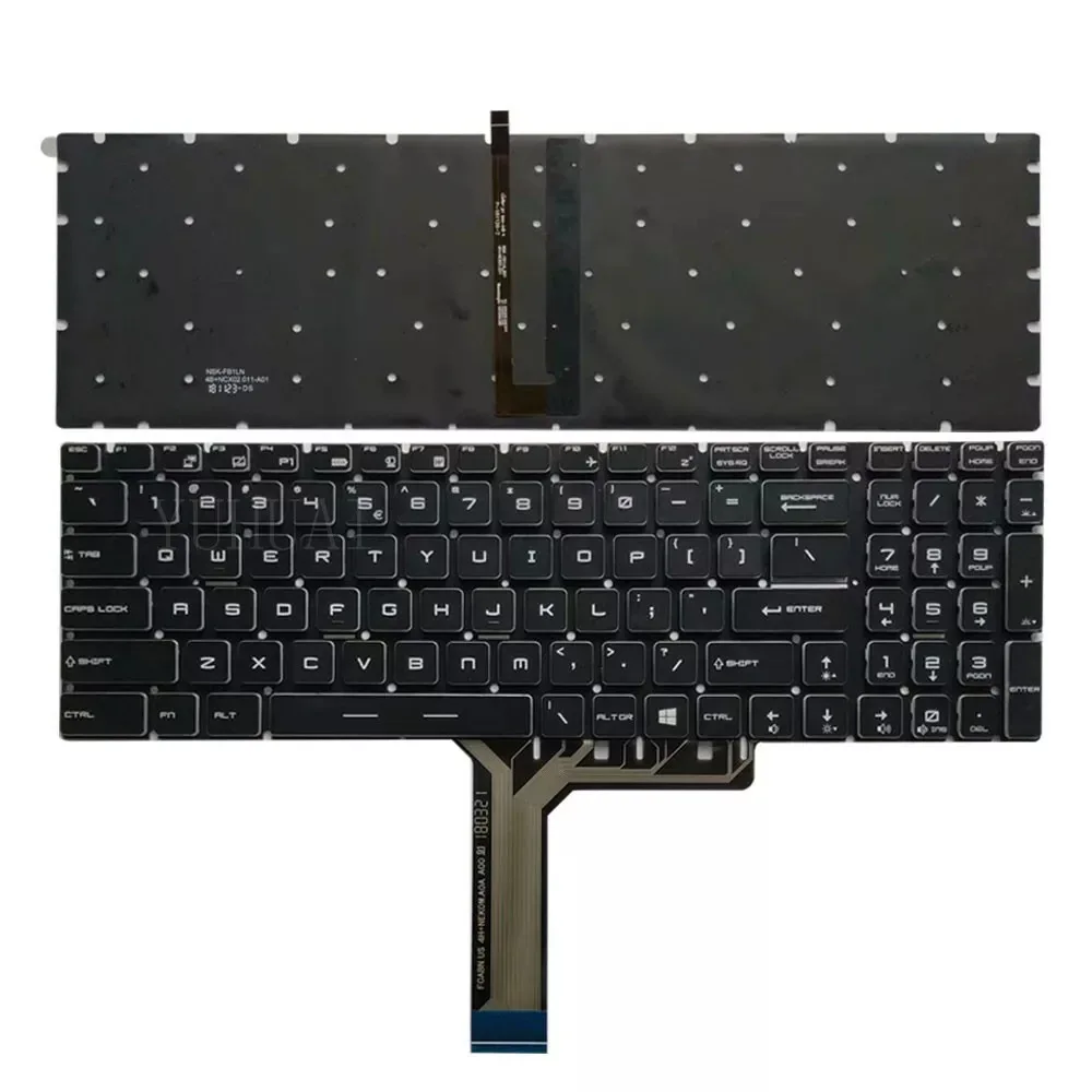 NEW FOR MSI GP62 MS-16J9 MS-16J5 MS-16J6 MS-16J3 With Backlit Laptop Keyboard US
