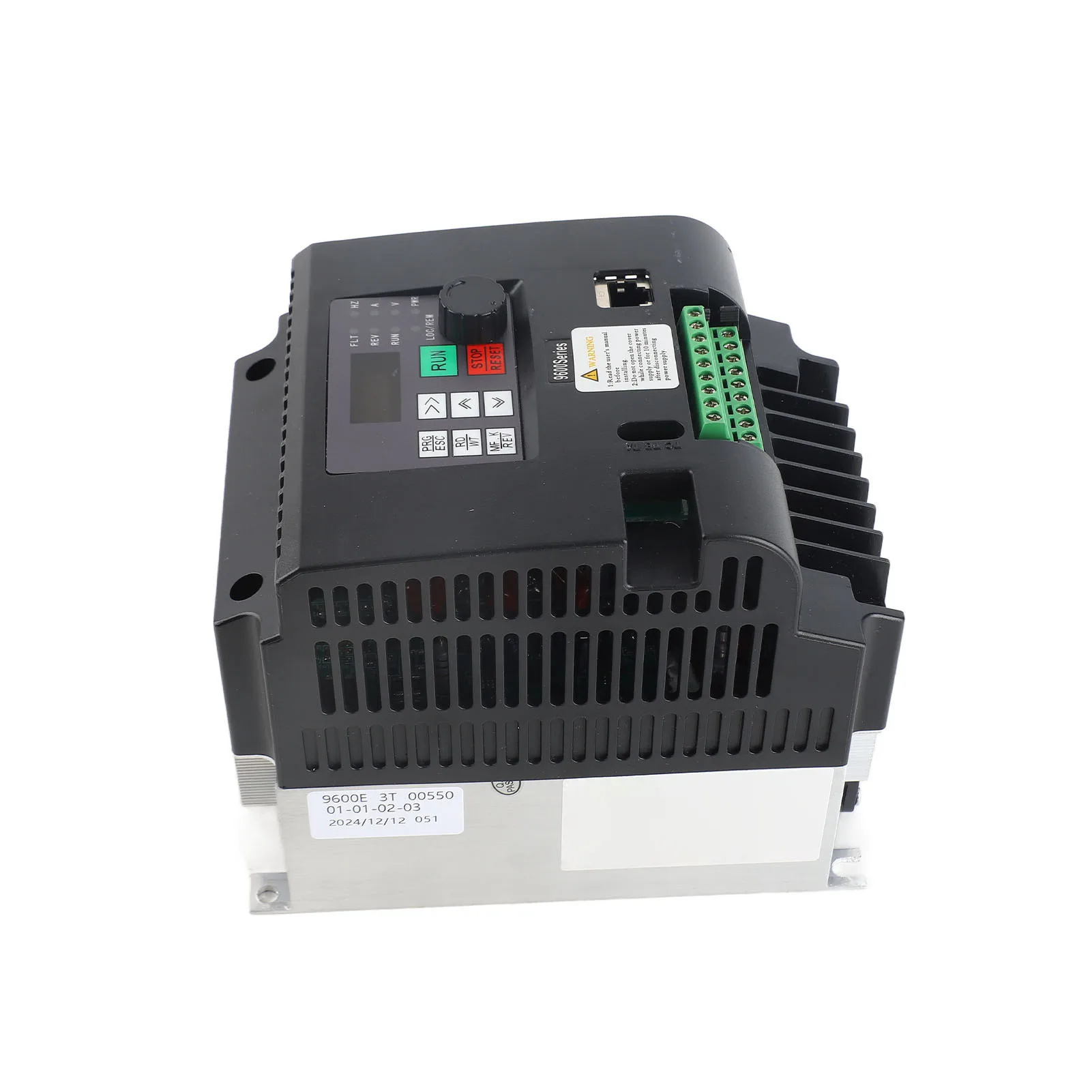 Convertitore di frequenza Convertitore di frequenza Convertitore di frequenza 3 fasi Ingresso CC400‐700 V Uscita 0‐380 V CA Ventola di raffreddamento 24 V per apparecchiature CNC