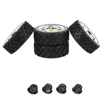 4PCS 65mm 1/10 On Road Tires & Wheels Rims 12mm Hex Hub for Redcat HPI Tamiya Exceed RC Touring Car HSP 144001 94123 94122 CS