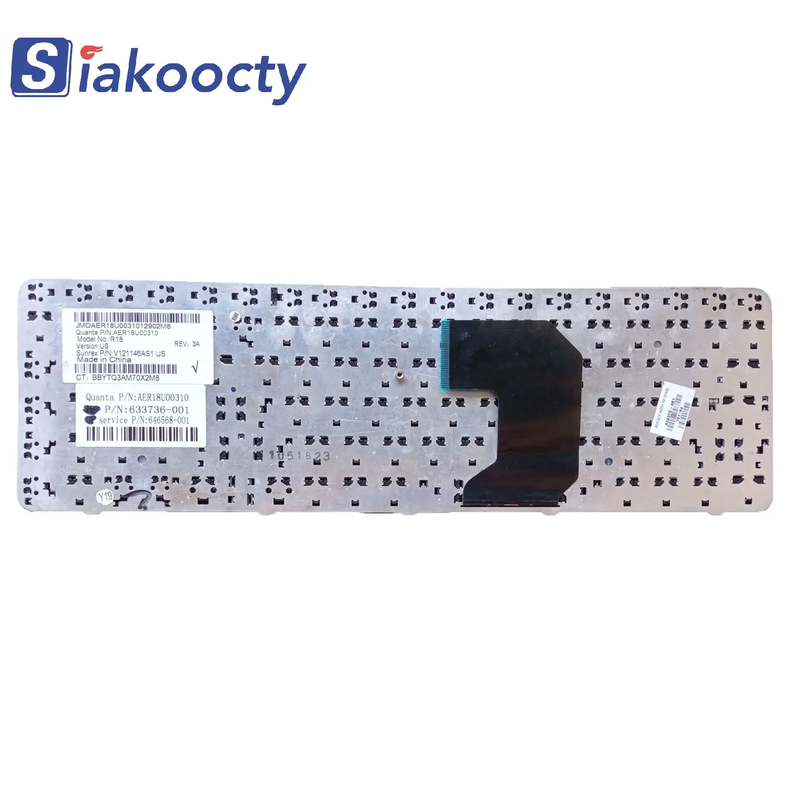 Imagem -02 - Teclado Eua Layout Novo 633736031 646568-031 F49 hp G71000 G7-1100 G7-1200 G7t