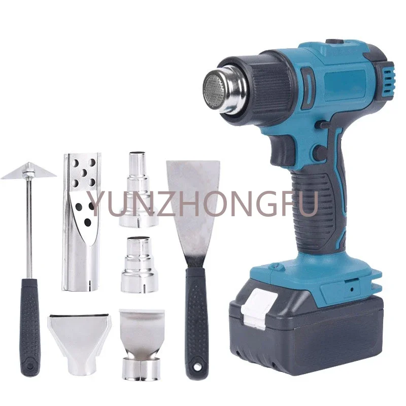 18V portable sealed wax hot glue gun rod high-power rechargeable lithium battery hot air cordless hot gun tool 1200W