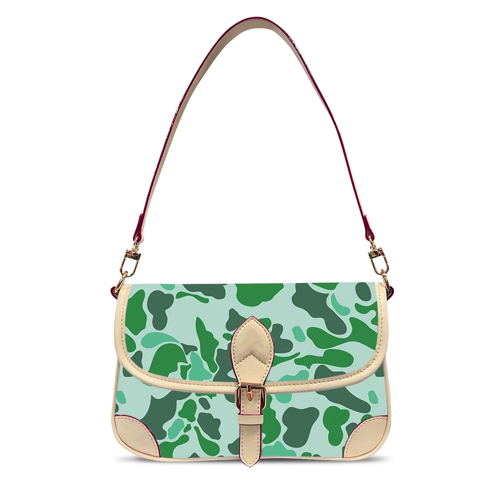 

Cloud Camos Camo Camouflage Leather Handbag Single Shoulder Bag Patterns Colors And Designs Can Be Customized Simple Style
