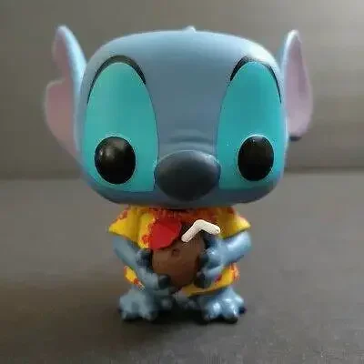 สินค้ามาใหม่ FUNKO POP Stitch Series Aloha Stitch # 203มะพร้าวAction Figure Collectionของเล่นสําหรับของขวัญวันเกิดเด็ก