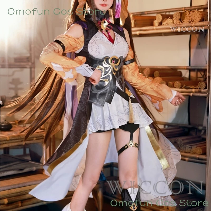 Costume de Cosplay Sushang avec Perruque de Jeu Honkai, Accessoires de ixd'Halloween et de Noël pour Femme