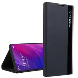 Window View Leather Cases For Samsung Galaxy S26 Ultra S23 S24 S22 A72 S25 Ultra 5G S21 S20 FE S25Plus Note20 10 Leather Cover
