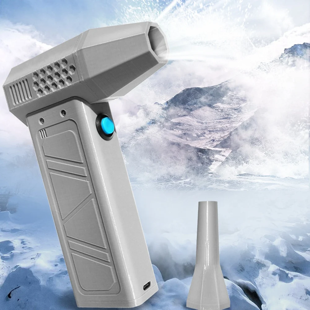 

High Quality-Blower Turbo Jet Fan 140,000RPM Power Display Handheld Mini Duster High Speed Duster Cleaning Tool, Violent Blower,