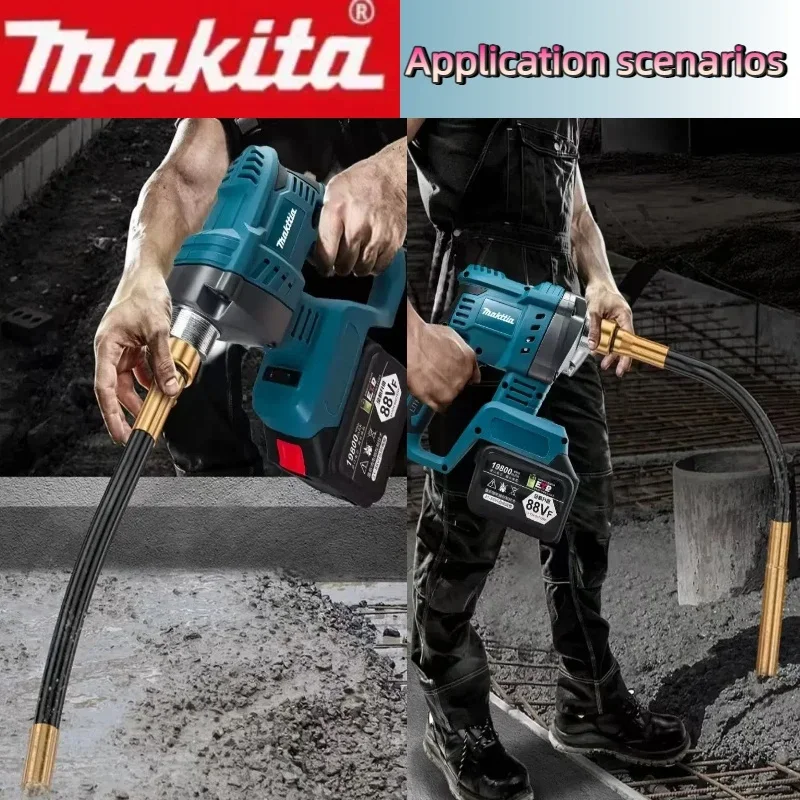 마키타 무선 전기 콘크리트 진동기 브러시리스 콘크리트 다짐기 콘크리트 믹서 마키타 18V 20V 배터리용