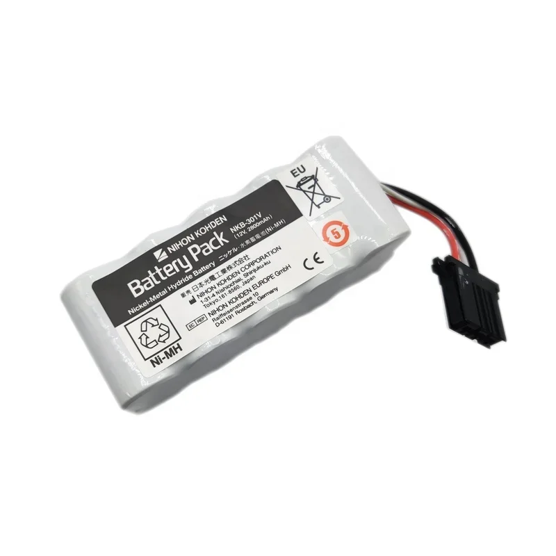 NKB-301V RHINO POWER HIGH CAPACITY BATTERY FOR NIHON KOHDEN X065 YZ-024H9 SB-551V HHR-30PF25 HRX 23/43 TEC-7631 Battery Pack