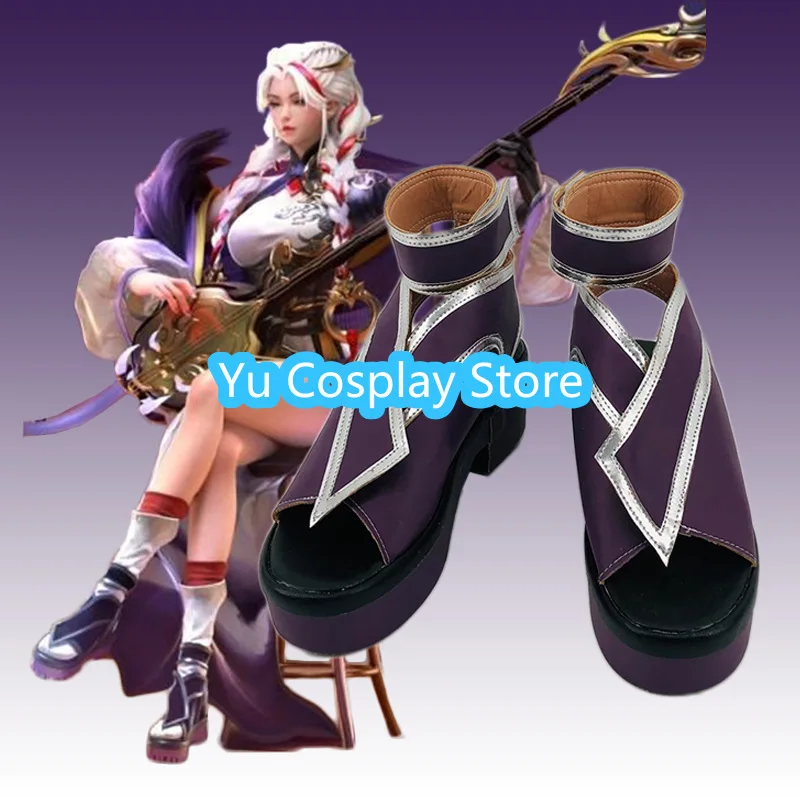 

Yu Косплей Магазин Honor Of Kings: Yang Tiger Year Melody Обувь для косплея Аниме Обувь для косплея Сапоги Костюмы на Хэллоуин Реквизит