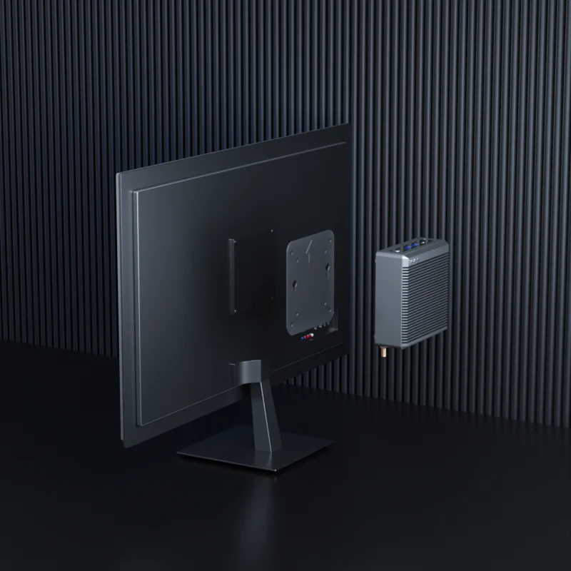 Maxtang Intel Elkhart Lake J6412 Processor Based Fanless  Desktop Mini PC with 4LAN, NX6412-4L Multimedia Gaming Computer