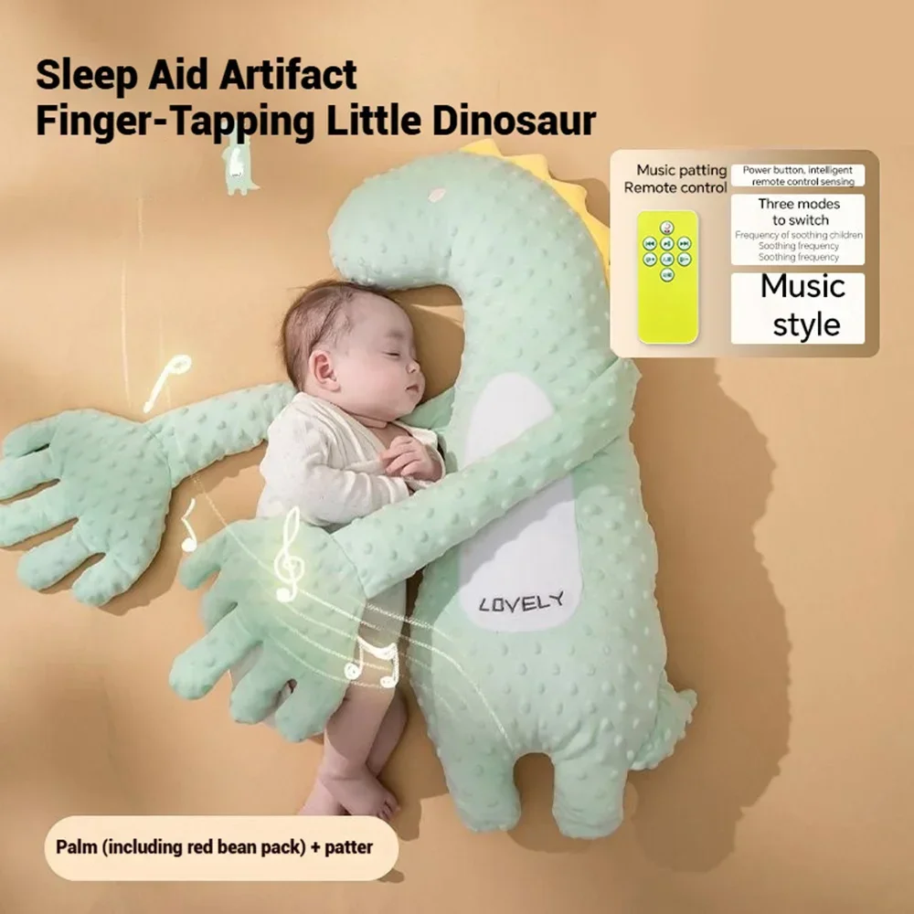 Baby Sleeping Patting Pillow With Soothing Palm Remote Control Electric Baby Hand Pillow Soothing Doll Palm Beating Toys