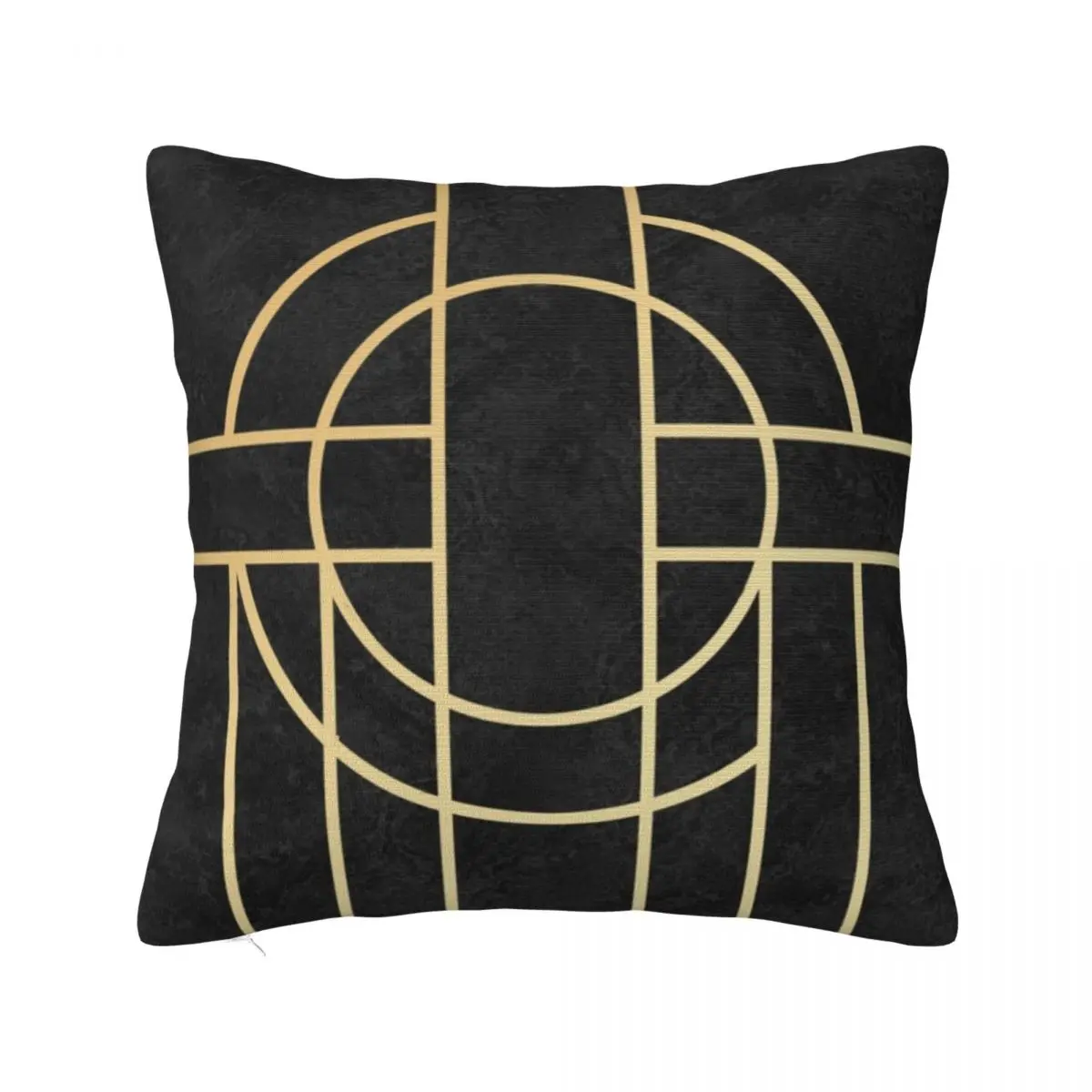 

Deco Black Marble Pillowcase Printed Polyester Cushion Cover Decorative Geometric Throw Pillow Case Cover Home Square 40X40cm