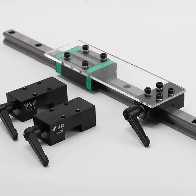 Linear Guide Rail Side Lock HGH15 HGH20 HGH25 Slider Limiter Anti Sliding Buffer Positioning Fixed Block Accessory