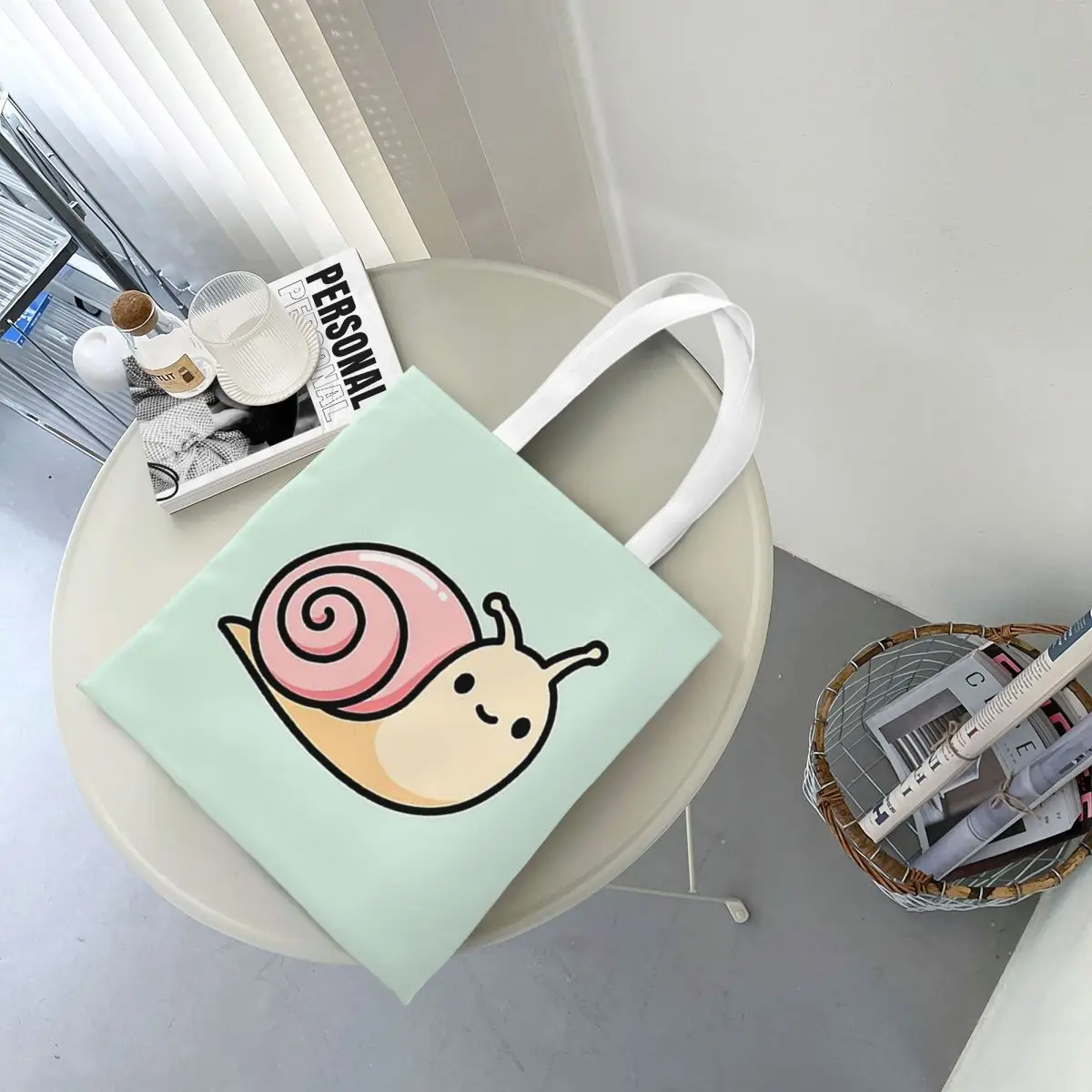 

Сумки для покупок в виде улитки, парусиновая большая сумка, многоразовая женская сумка через плечо, дорожная сумка