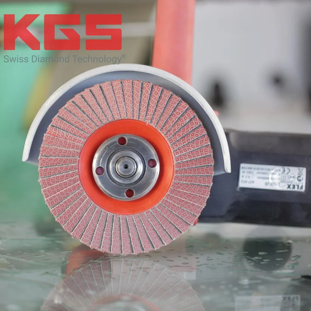 

KGS Electroplated Diamond Flap Disc Porcelain Tile Grinding Wheel