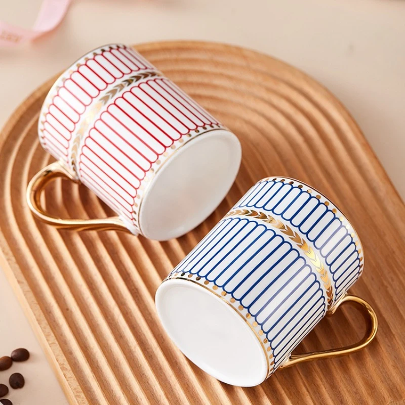 Gold Painted Ceramic Teacup
