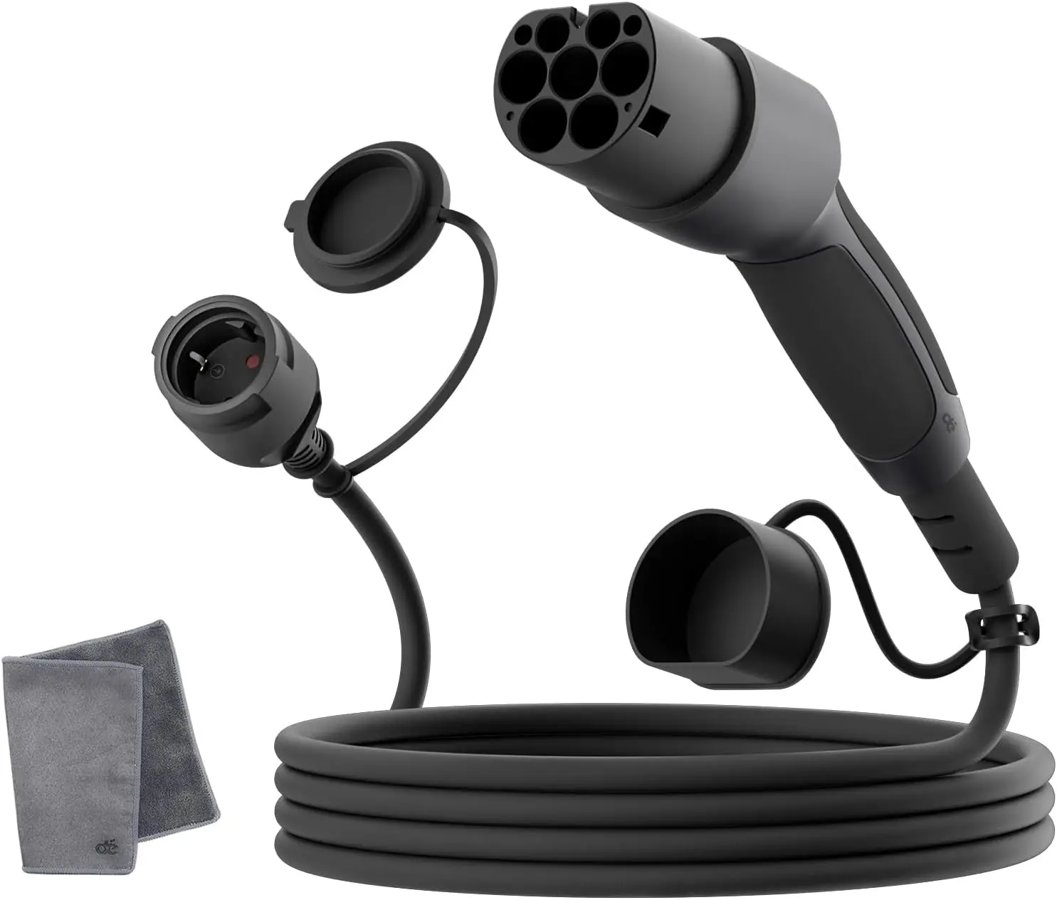 dé Adaptateur Type 2 vers prise UE, chargeur de voiture électrique, chargeurs pour station de charge WallBox, 16A, 60cm, 230V