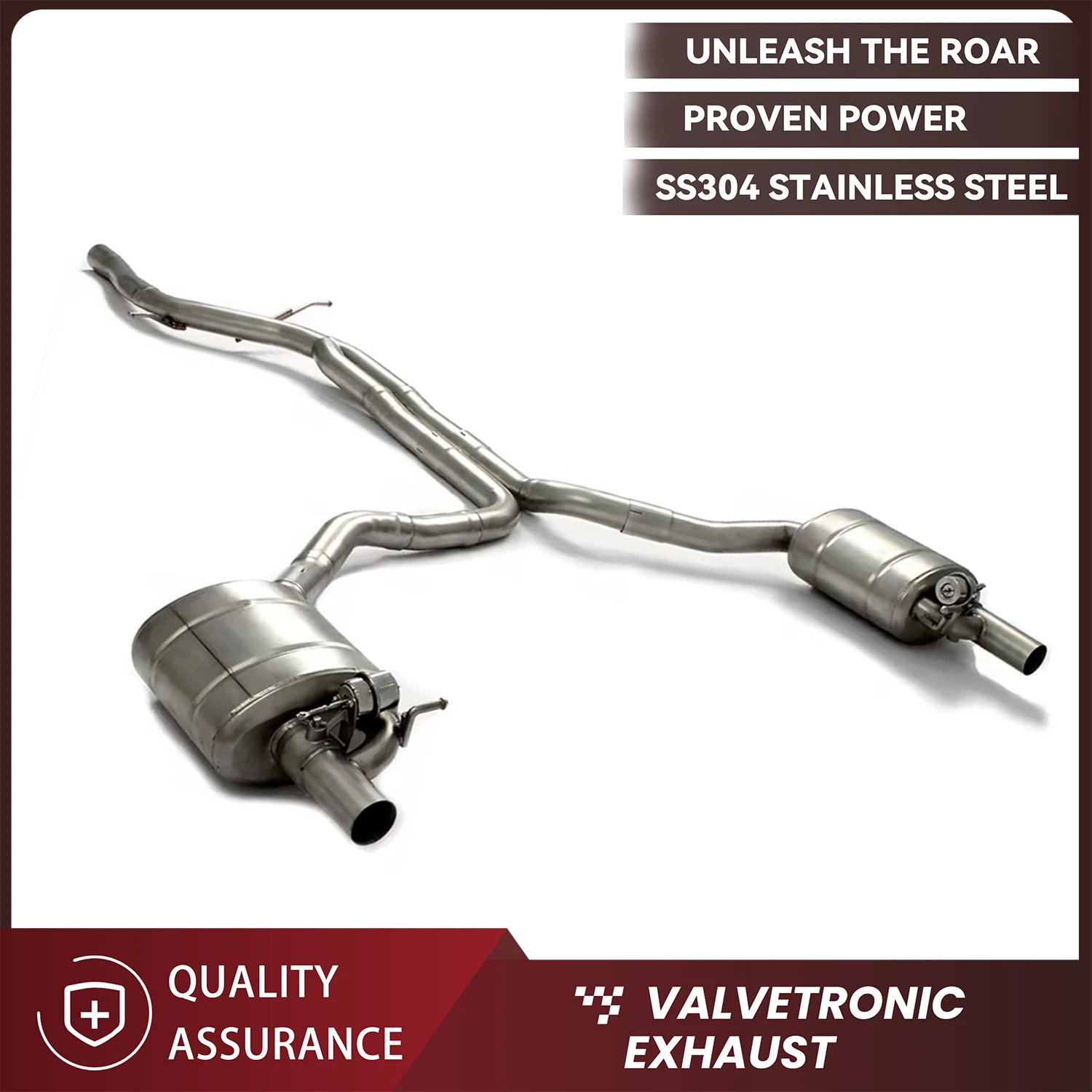 

ECCF Stainless Steel Catback Performance Exhaust System for Audi A6 A7 C7 C8 2.0T 3.0T 2019 to 2022 Models