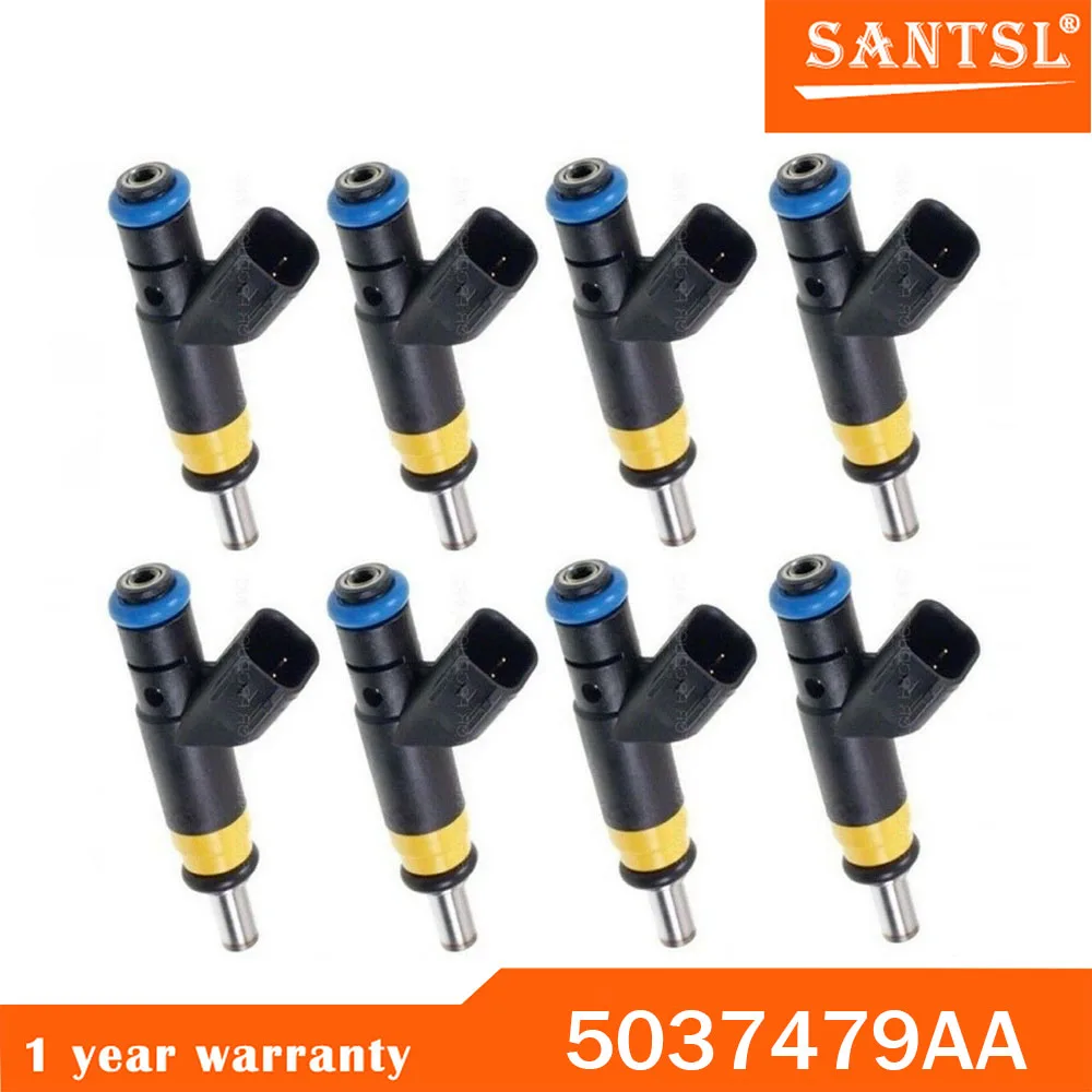 

5037479AA GA Set of 8 Fuel Injectors For Chrysler Dodge Challenger Ram 15000