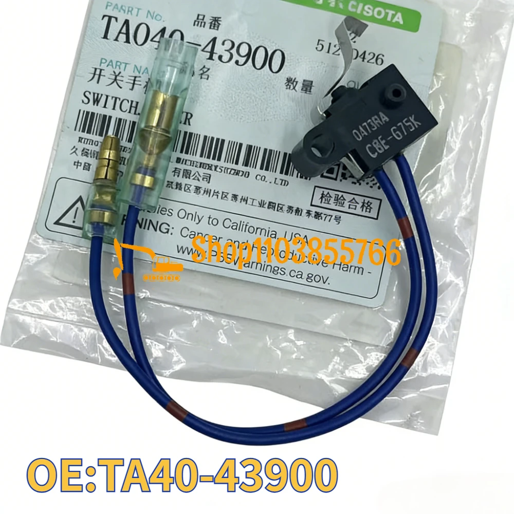 

TA040-43900 Новый рычажный переключатель для Kubota L2900F L3010DT L3010GST L4200F