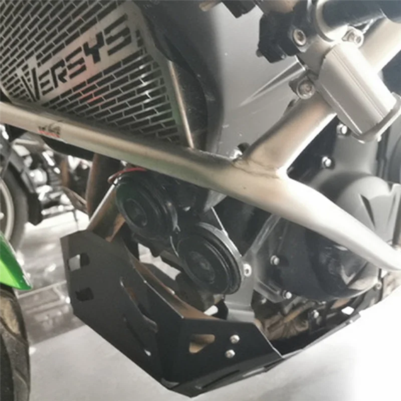 A48P-Motorcycle Lower Engine Chassis Guard Skid Plate Accessories For Kawasaki Versys650 VERSYS 650 KLE650 2015-2022