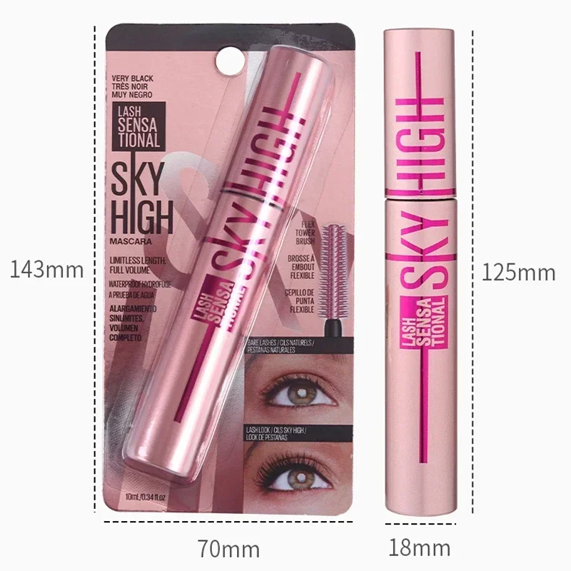 Mascara allongeant de cils pour femmes, longue durée, imperméable, cils soyeux coréens, extension de cils noirs, maquillage, beauté, cosmétique