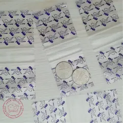 50 100Pcs Blue Ladies Design Baggiess 2020 Resealable Plastic Seal Zip Lock Bags 2