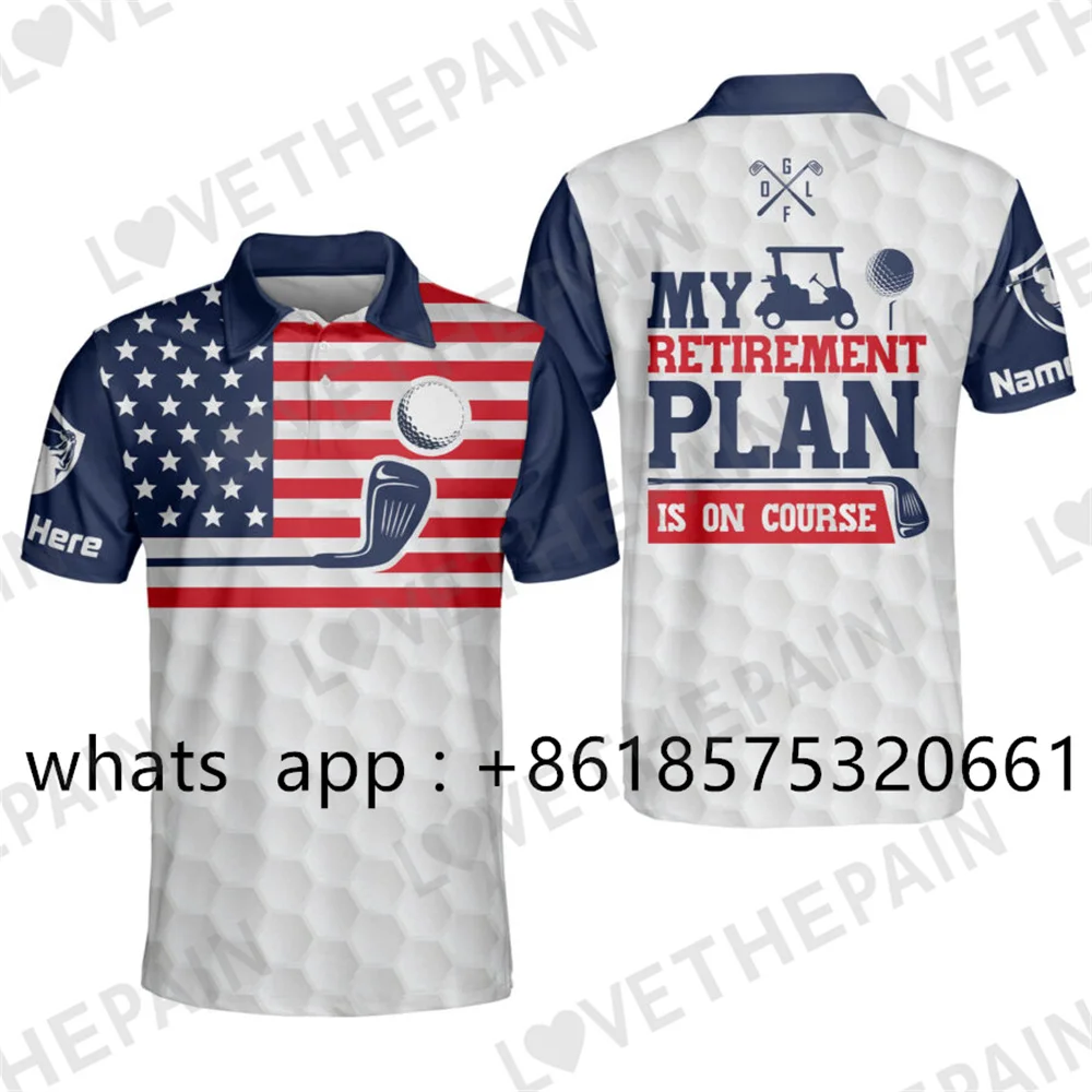 

Kid's Golf Polo Shirts Casual Shirts Summer Lapel Button Clothing Print Short Sleeve Tee Tops 2023 Breathable Sportswear Polo