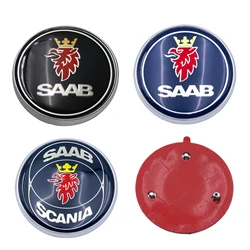 1pc 70mm Fits for Saab 93 9-3 Convertible and Estate 2004-2012 Car Tailgate Rear Trunk Boot Center Badge Emblem Sticker 12831661