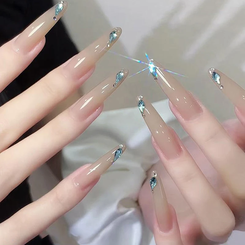 30 قطعة لامعة غير النظامية على شكل الحفر مسمار الفن الراين ثلاثية الأبعاد كريستال مسمار الأحجار الكريمة اللؤلؤ DIY بها بنفسك مانيكير الزينة اكسسوارات #4