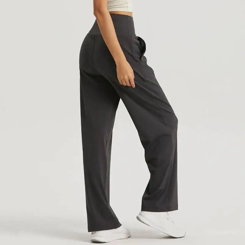 

Yoga Women Wide Leg High Waist Stretch Dress Casual Sweatpants Tummy Control Bootcut Workout Lounge Pants Vitalinovo