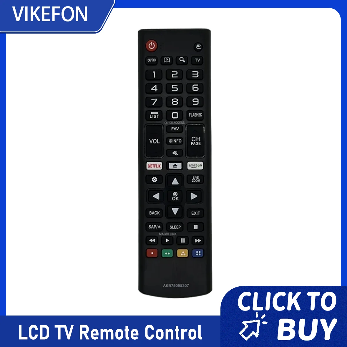 AKB75095308 Control remoto para Smart TV Remote Todos los modelos LCD LED HDTV 3D Smart TV Control remoto