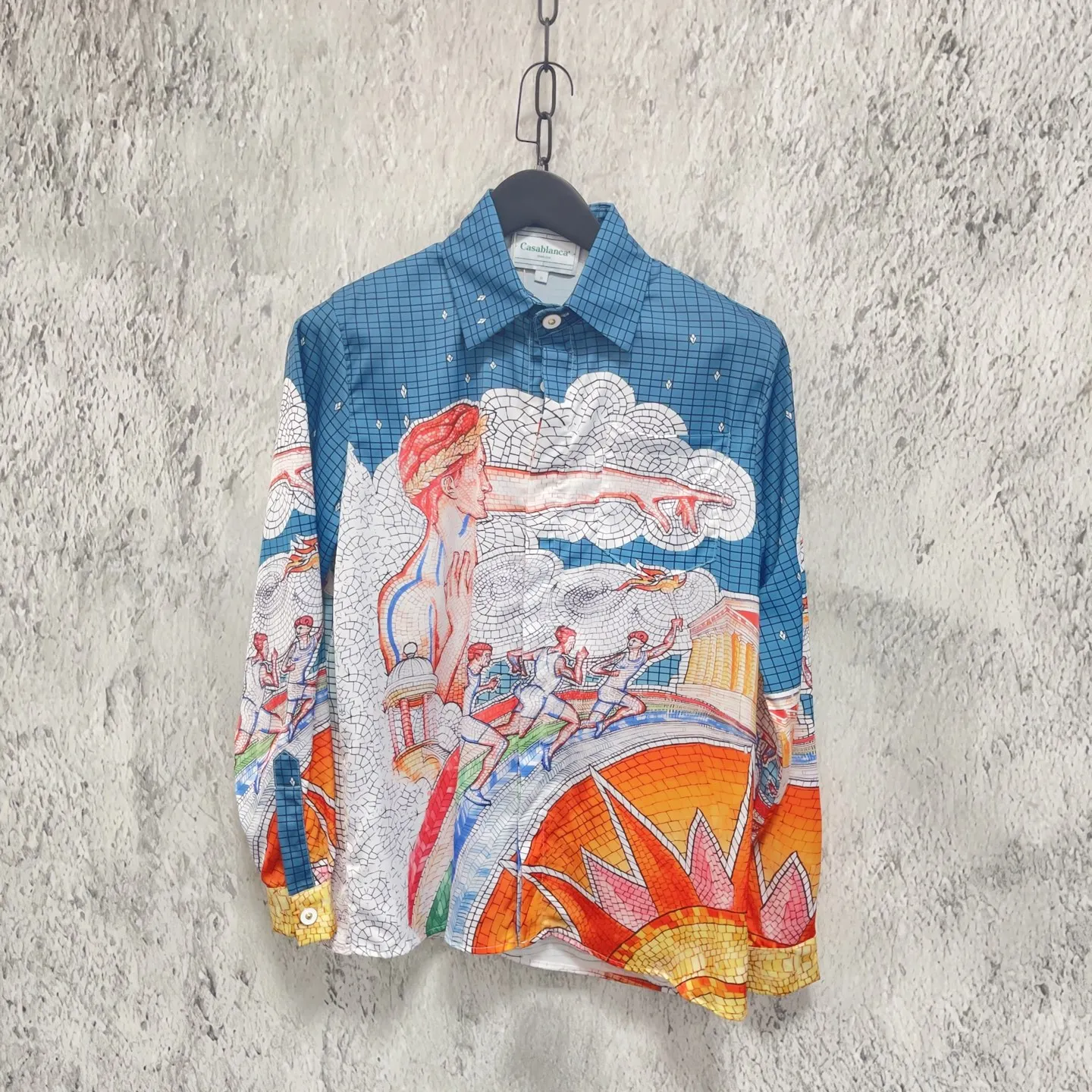 

Hawaiian Sle Vaion Couples irt Women's Print Casual Loose Fit Polyester Long Sve Cool Sensation Non-Sinkage