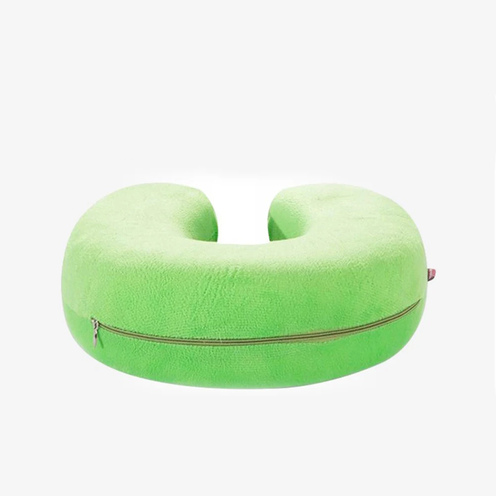 

Memory Pillow U-shaped Neck Support Cushion Travel Pillow for Airplanes Trains Home or Office (Coffee)