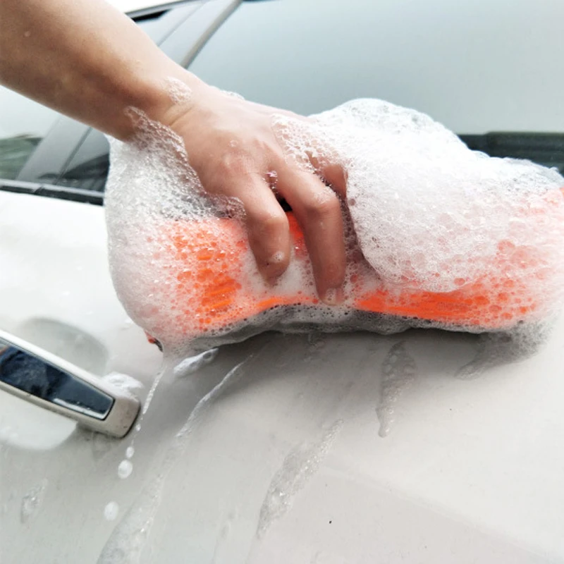إسفنجة لغسيل السيارات إسفنجة لتنظيف العجلات ، ممسحة غسيل الإطارات ، وسادة شفط إسفنجية ، فرش تلميع الشمع ، أداة إكسسوارات غسيل السيارات ، 1: 2: 49 #4