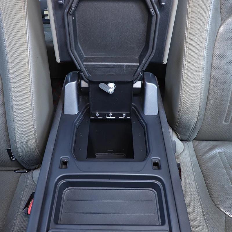 For Land Rover Defender 90 110 130 2020-2025 Car Armrest Privacy Storage Box Password Lock Security Safe Box Car Accessories
