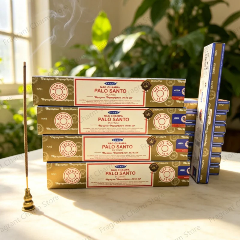 Incense Sticks Palo Santo-complete Box (4 /8 /12 Packs X 15g) Original Package Home Fragrance White Sage OUDH NAGCHAMPA Incense