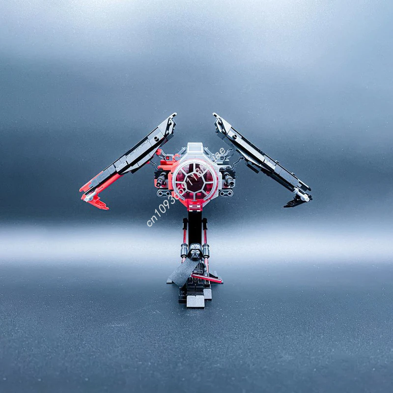 632PCS MOC Star Battle Darth vader's TIE Raven Ruimteschip Model Bouwstenen Stapelen Bricks Creatieve Kid Speelgoed gift Diy