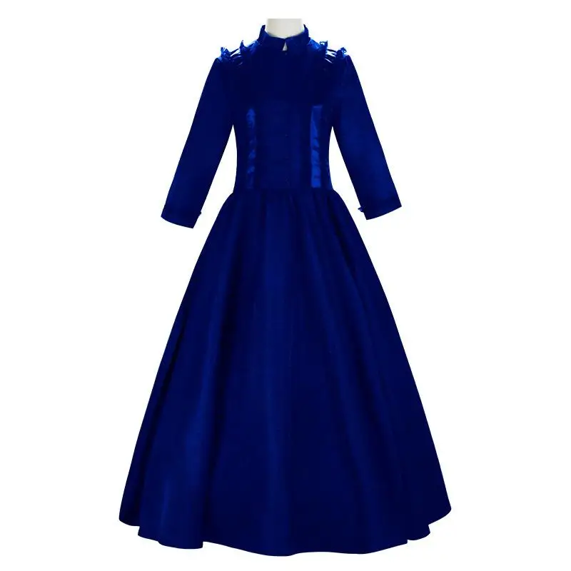 

Gothic Victorian Era Women's Ball Gown Queen Masquerade Performance Costume Halloween Cosplay Traditional Ethnic Stage Clothing