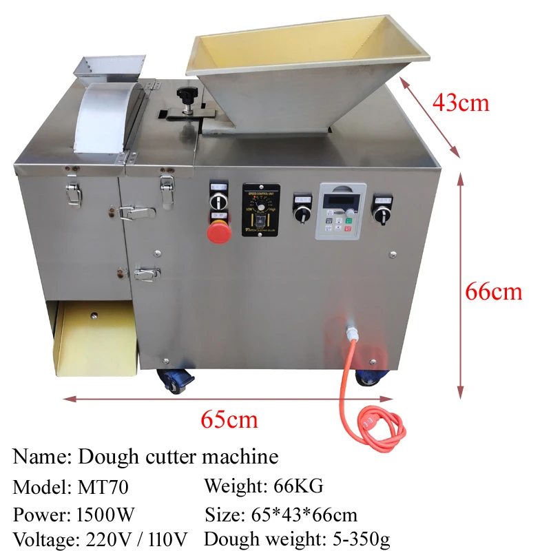 Dough dispenser bread dough cutter