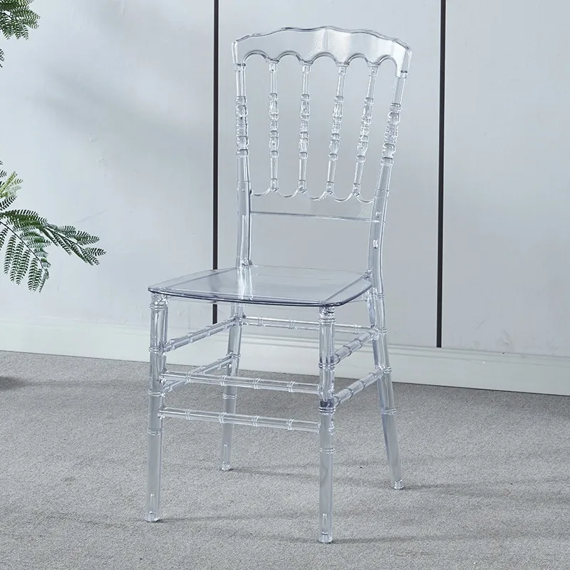 Hotel banquet hall acrylic transparent crystal chair
